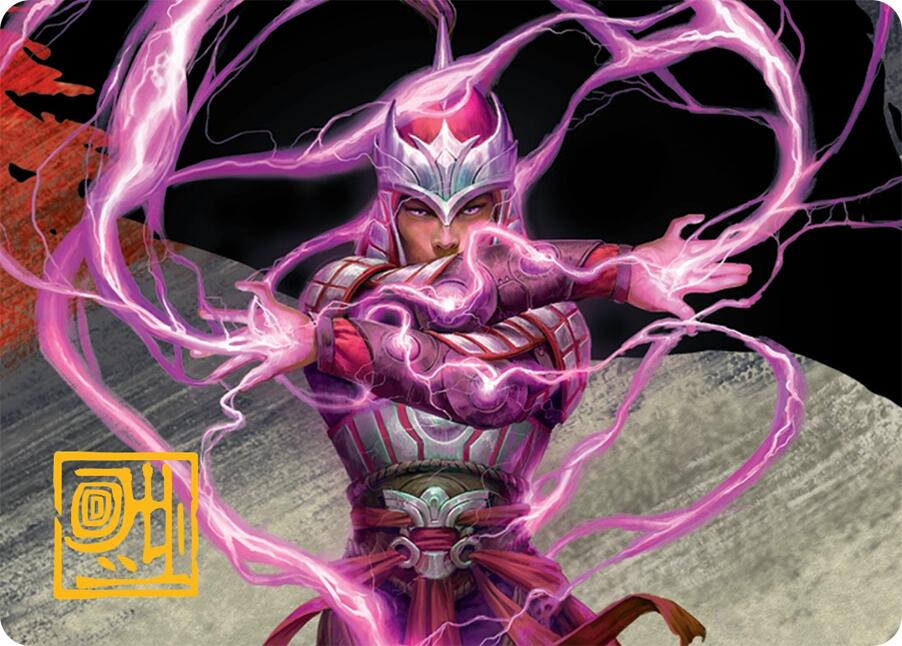 All-Out Assault Art Card (43/54) (Gold-Stamped Signature) [Tarkir: Dragonstorm Art Series] | Devastation Store