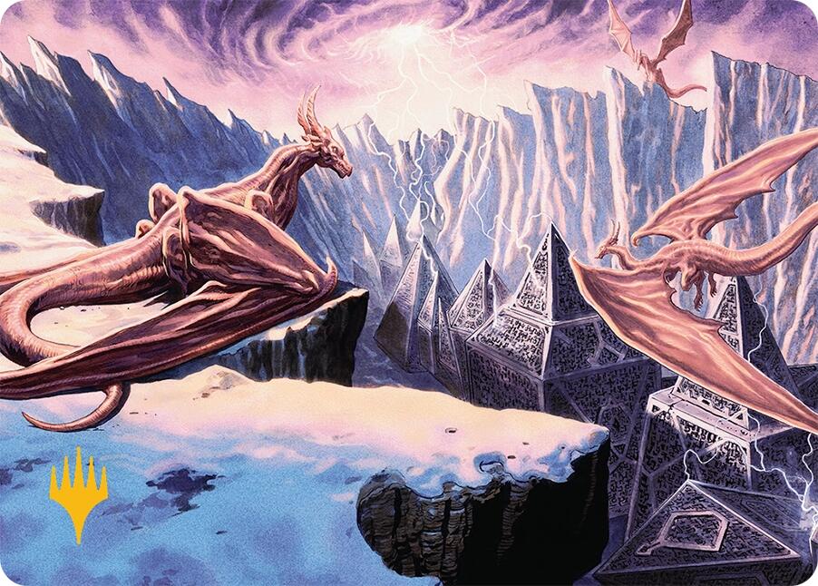 Maelstrom of the Spirit Dragon (42/54) (Gold-Stamped) [Tarkir: Dragonstorm Art Series] | Devastation Store