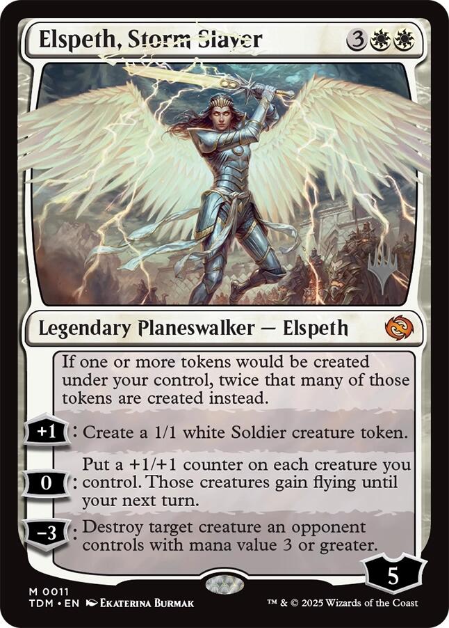 Elspeth, Storm Slayer [Tarkir: Dragonstorm Promos] | Devastation Store