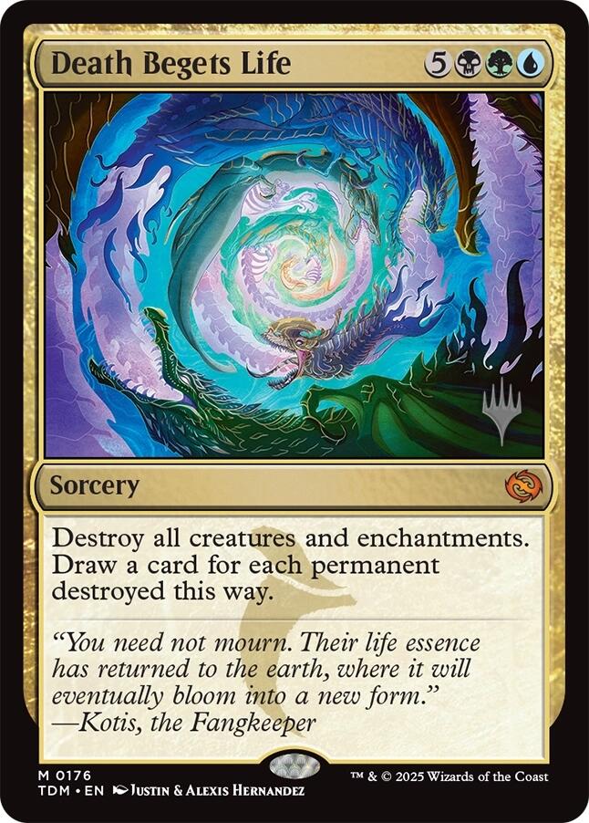 Death Begets Life [Tarkir: Dragonstorm Promos] | Devastation Store