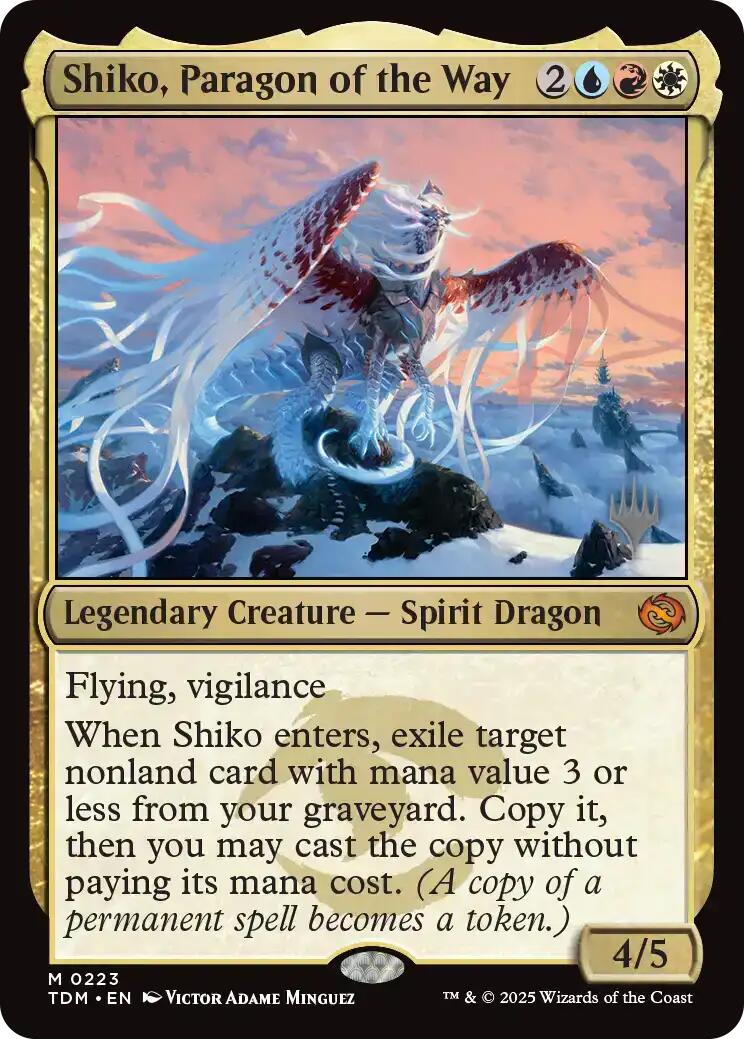 Shiko, Paragon of the Way [Tarkir: Dragonstorm Promos] | Devastation Store