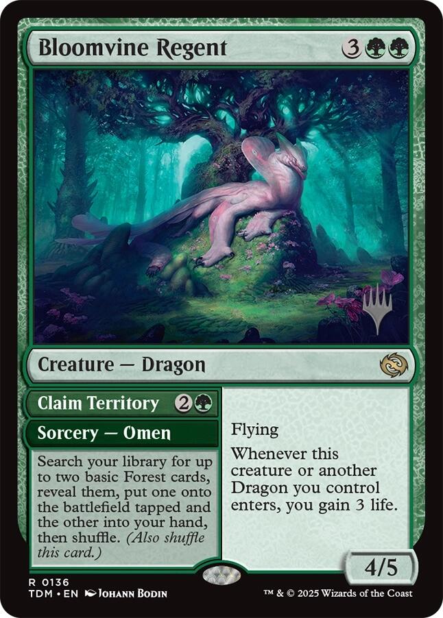 Bloomvine Regent [Tarkir: Dragonstorm Promos] | Devastation Store