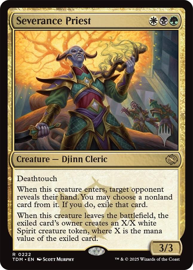 Severance Priest [Tarkir: Dragonstorm Promos] | Devastation Store