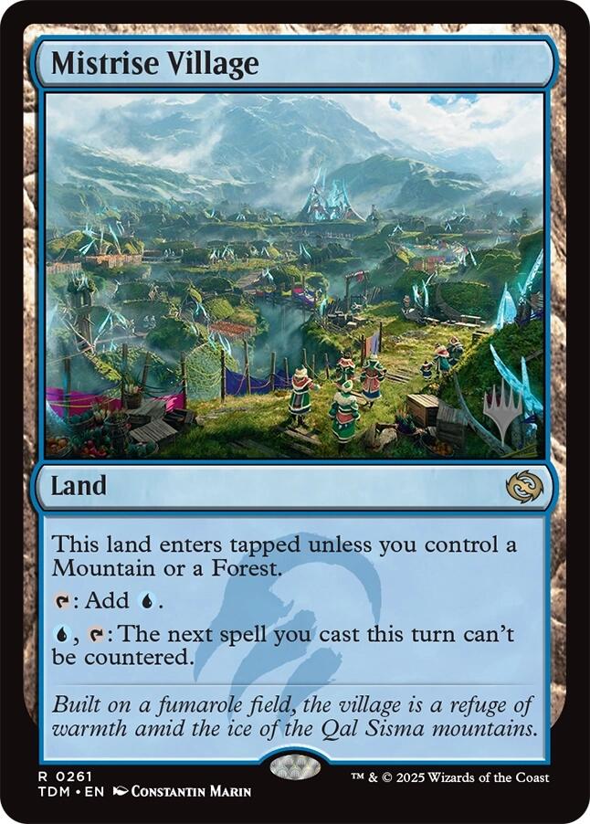 Mistrise Village [Tarkir: Dragonstorm Promos] | Devastation Store