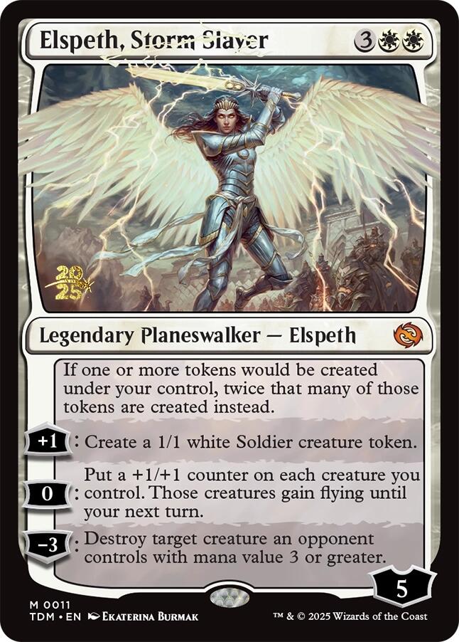 Elspeth, Storm Slayer [Tarkir: Dragonstorm Prerelease Cards] | Devastation Store