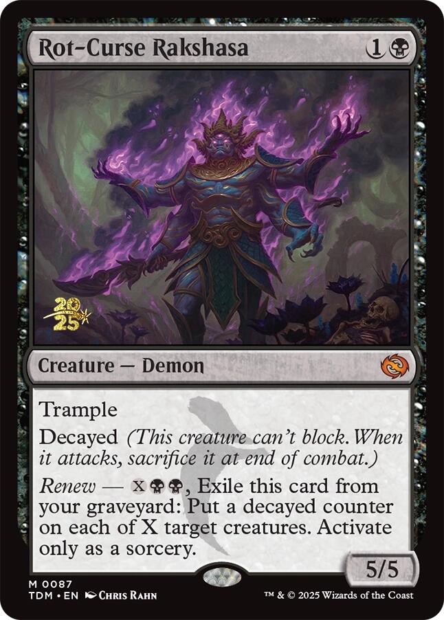 Rot-Curse Rakshasa [Tarkir: Dragonstorm Prerelease Cards] | Devastation Store