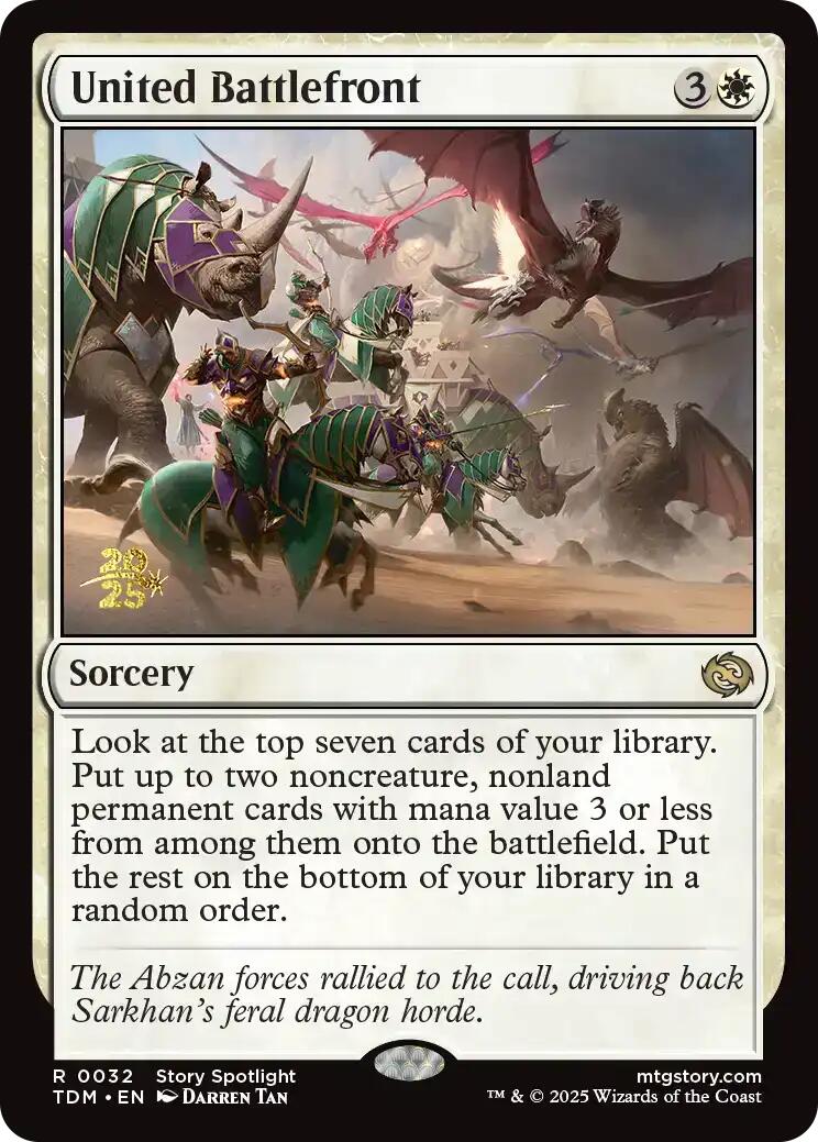 United Battlefront [Tarkir: Dragonstorm Prerelease Cards] | Devastation Store