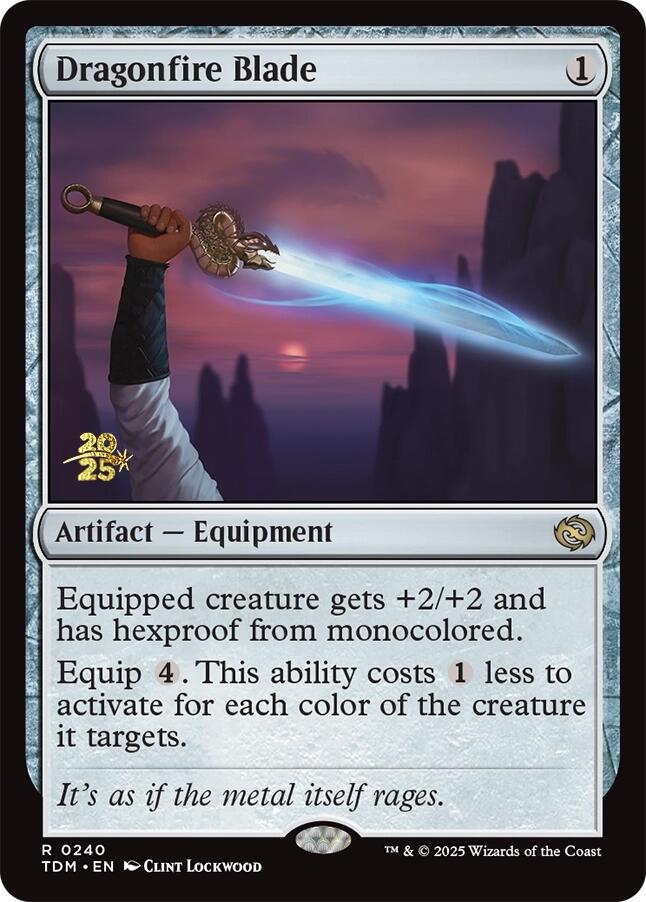 Dragonfire Blade [Tarkir: Dragonstorm Prerelease Cards] | Devastation Store