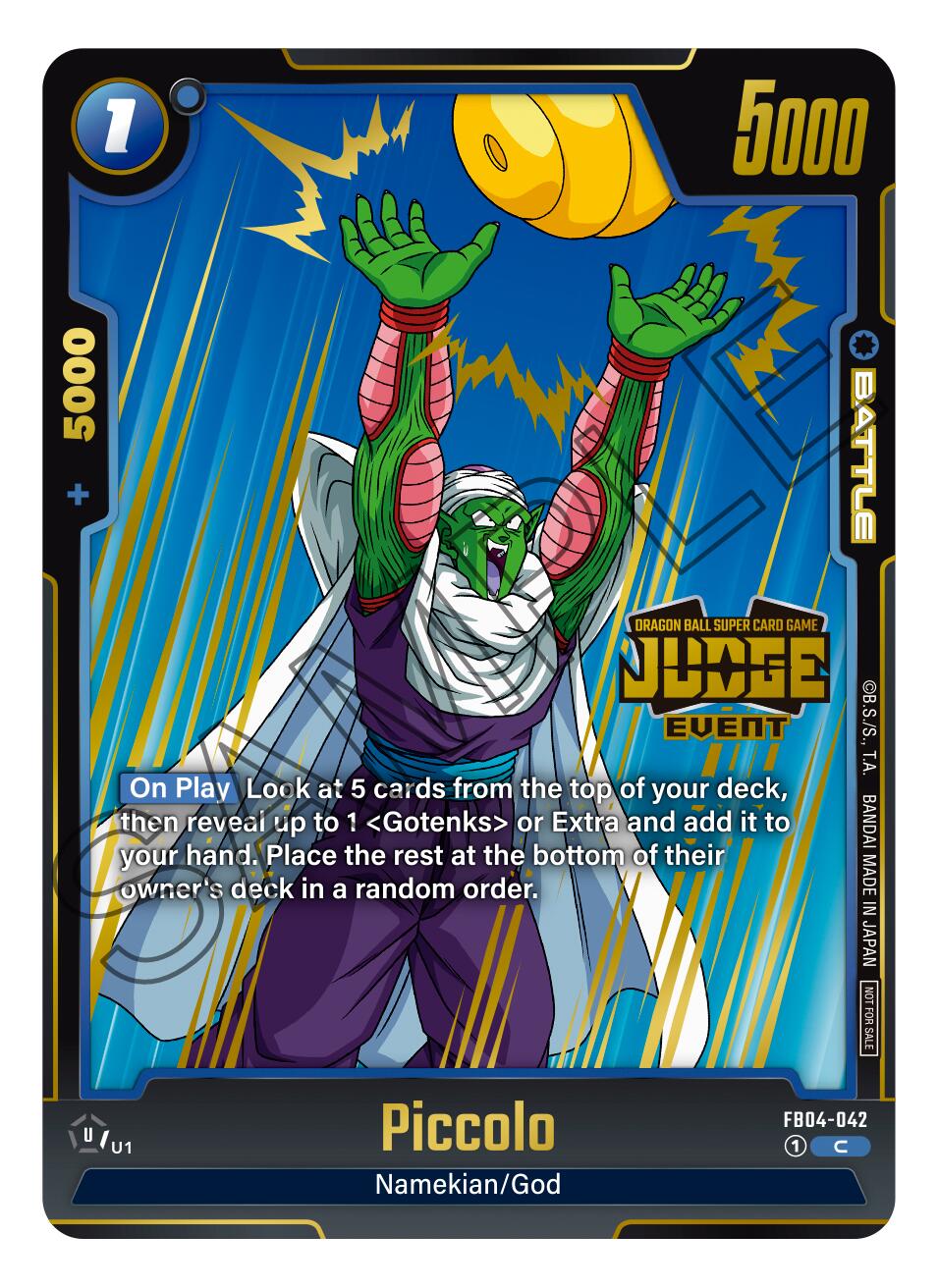 Piccolo (Judge Pack 03 - Event Judge) [Fusion World Promotion Cards] | Devastation Store