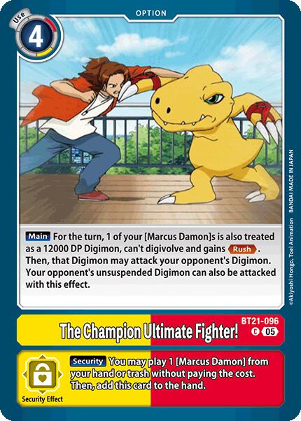 The Champion Ultimate Fighter! [BT21-096] [World Convergence] | Devastation Store