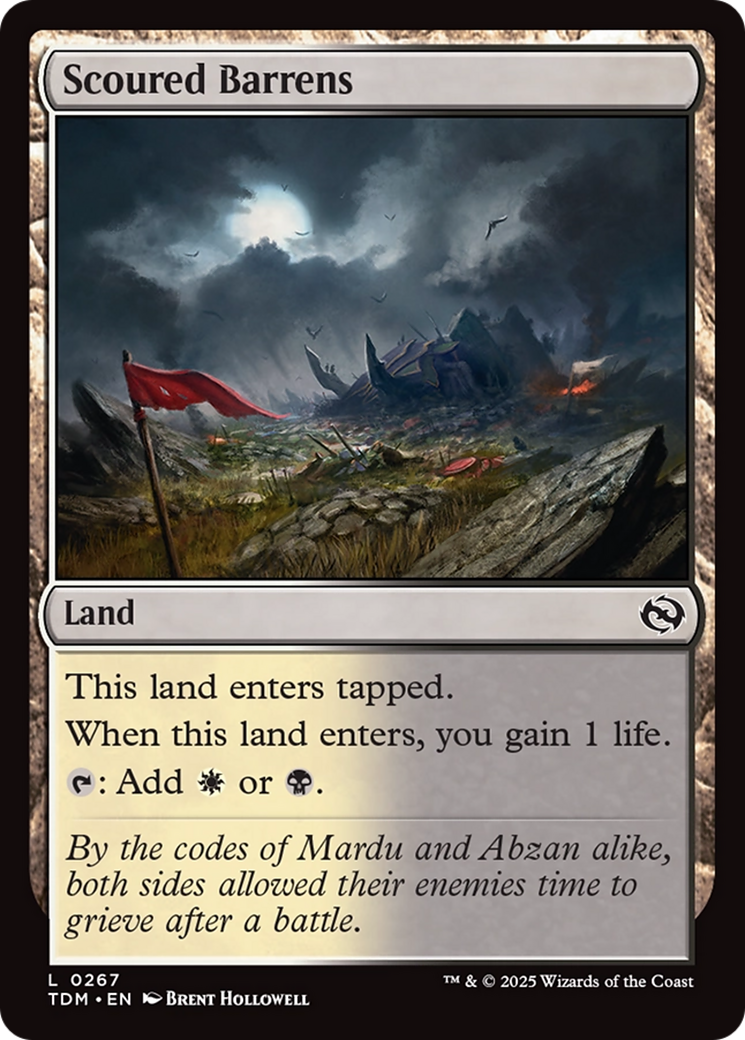 Scoured Barrens [Tarkir: Dragonstorm] | Devastation Store