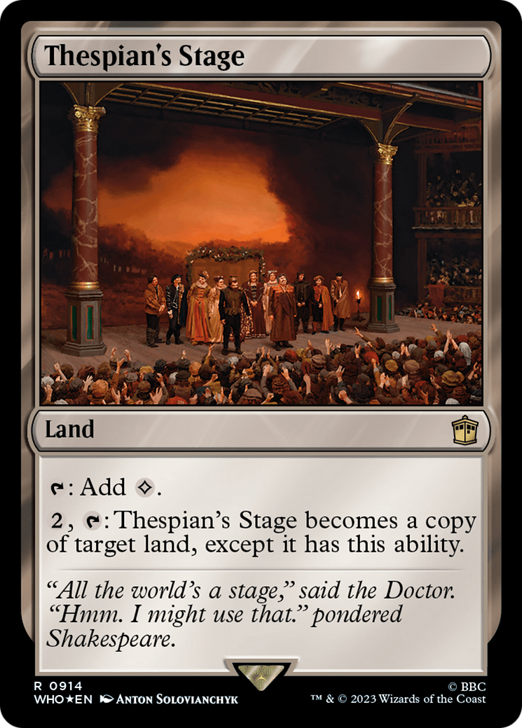 Thespian's Stage (Surge Foil) [Doctor Who] | Devastation Store