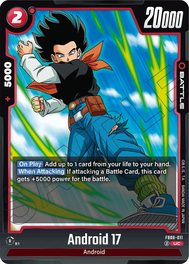 Android 17 (FB06-011) [Rivals Clash] | Devastation Store
