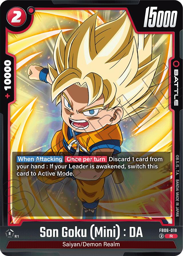 Son Goku (Mini) : DA - (FB06-018) [Rivals Clash] | Devastation Store