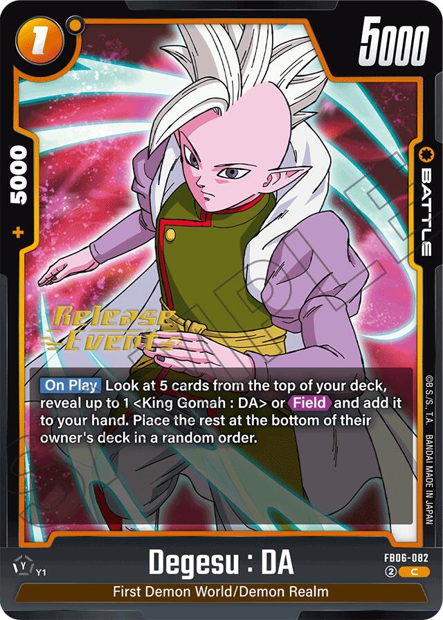 Degesu : DA [Rivals Clash Release Event Cards] | Devastation Store