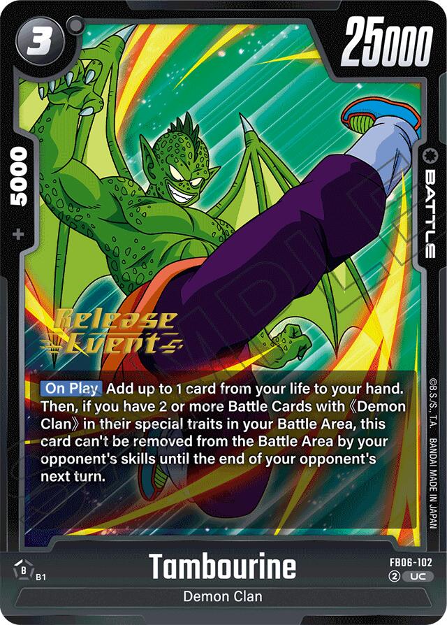 Tambourine (FB06-102) [Rivals Clash Release Event Cards] | Devastation Store