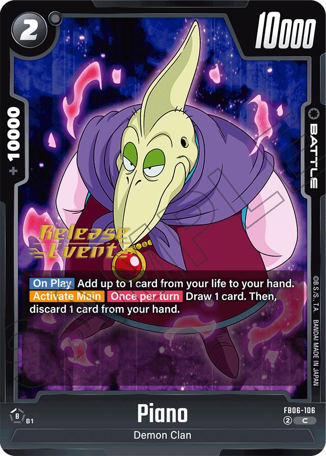 Piano (FB06-106) [Rivals Clash Release Event Cards] | Devastation Store