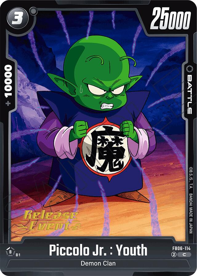 Piccolo Jr. : Youth [Rivals Clash Release Event Cards] | Devastation Store
