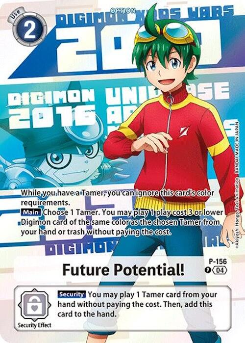 Future Potential! [P-156] (Digimon Animation Series 25th Anniversary Set) [Promotional Cards] | Devastation Store