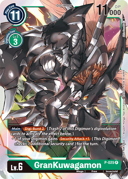 GranKuwagamon [P-025] [Promotional Cards] | Devastation Store