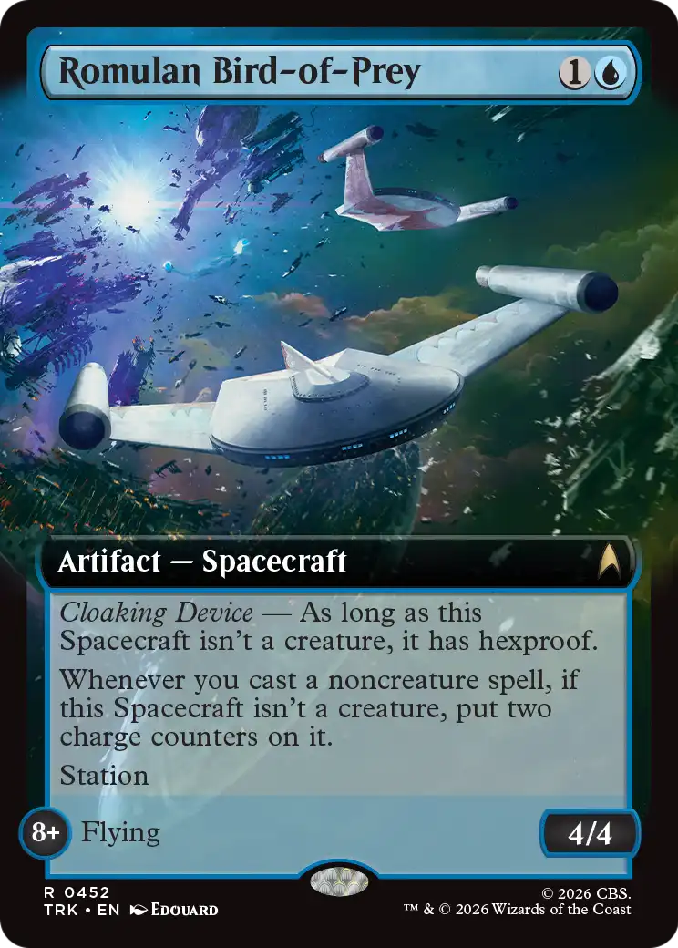 Romulan Bird-of-Prey (Extended Art) [Star Trek] | Devastation Store