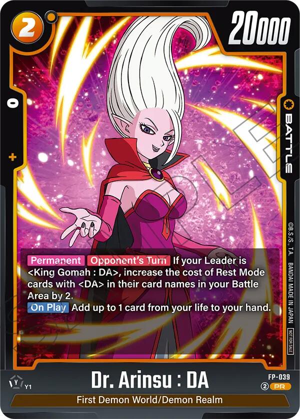 Dr. Arinsu : DA (FP-039) [Rivals Clash Release Event Cards] | Devastation Store
