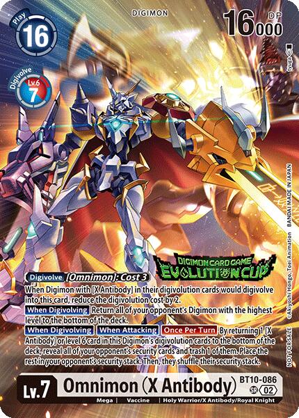 Omnimon [BT10-086] (X Antibody) (Evolution Cup 2025 Vol. 1) [Xros Encounter] | Devastation Store