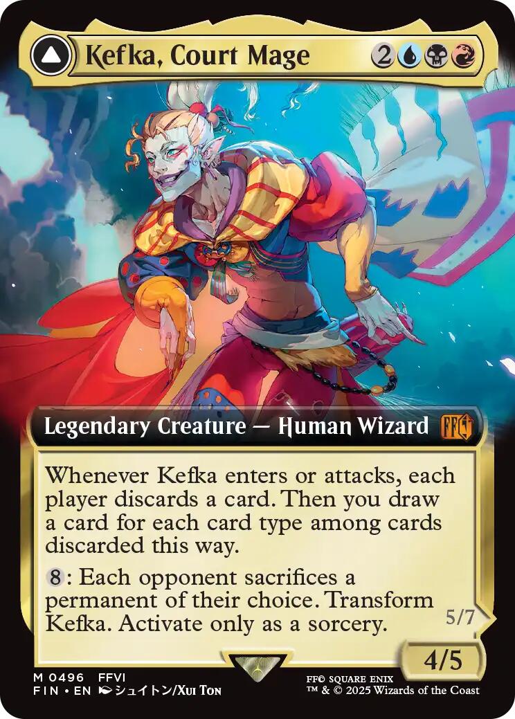 Kefka, Court Mage // Kefka, Ruler of Ruin (Extended Art) [FINAL FANTASY] | Devastation Store