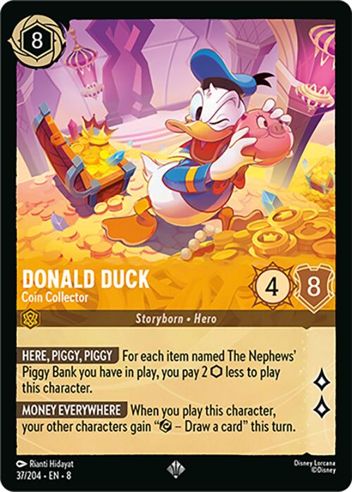 Donald Duck - Coin Collector (37/204) [Reign of Jafar] | Devastation Store