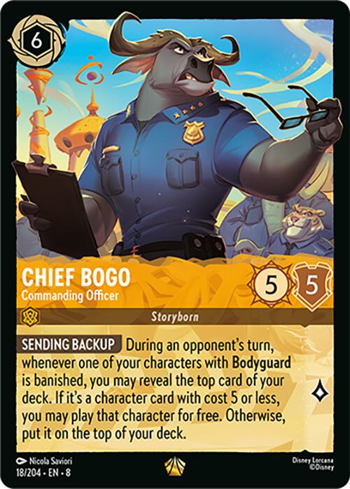 Chief Bogo- Commanding Officer (18/204) [Reign of Jafar] | Devastation Store