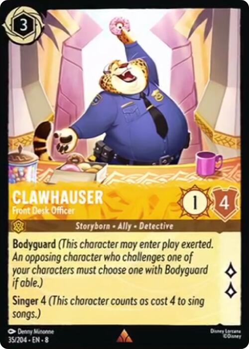 Clawhauser - Front Desk Officer (35/204) [Reign of Jafar] | Devastation Store