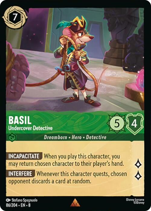 Basil - Undercover Detective (86/204) [Reign of Jafar] | Devastation Store
