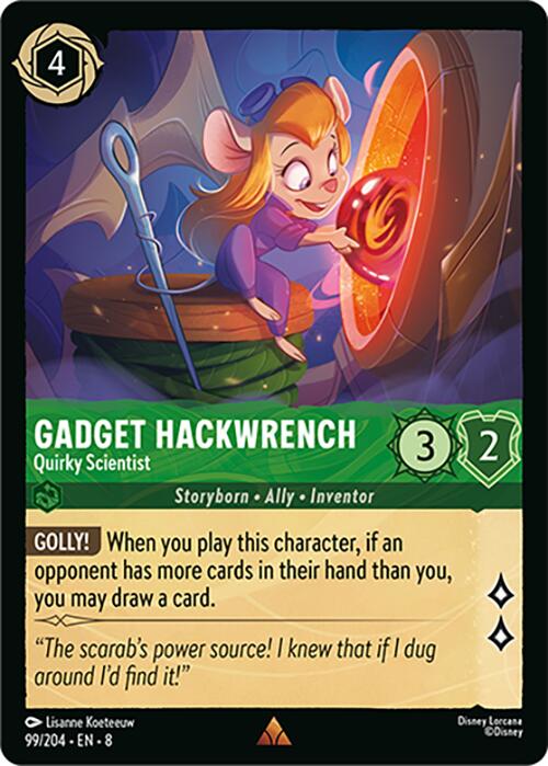 Gadget Hackwrench - Quirky Scientist (99/204) [Reign of Jafar] | Devastation Store