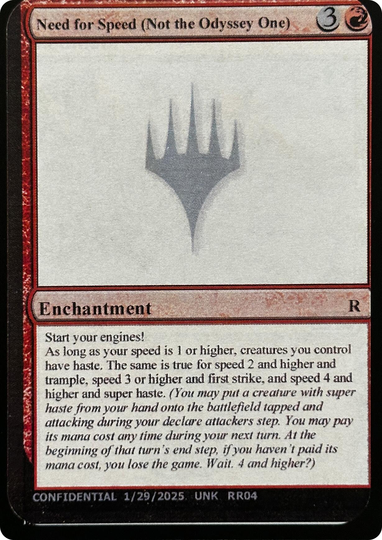 Need for Speed (Not the Odyssey One) [Unknown Event] | Devastation Store