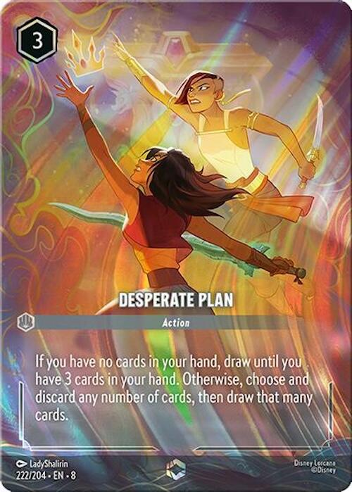 Desperate Plan (Enchanted) (222/204) [Reign of Jafar] | Devastation Store