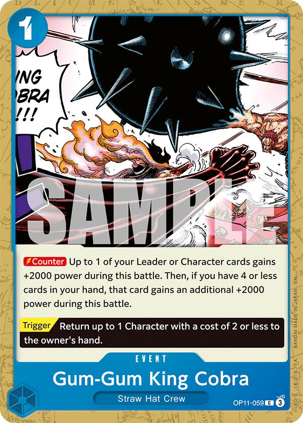 Gum-Gum King Cobra [A Fist of Divine Speed] | Devastation Store