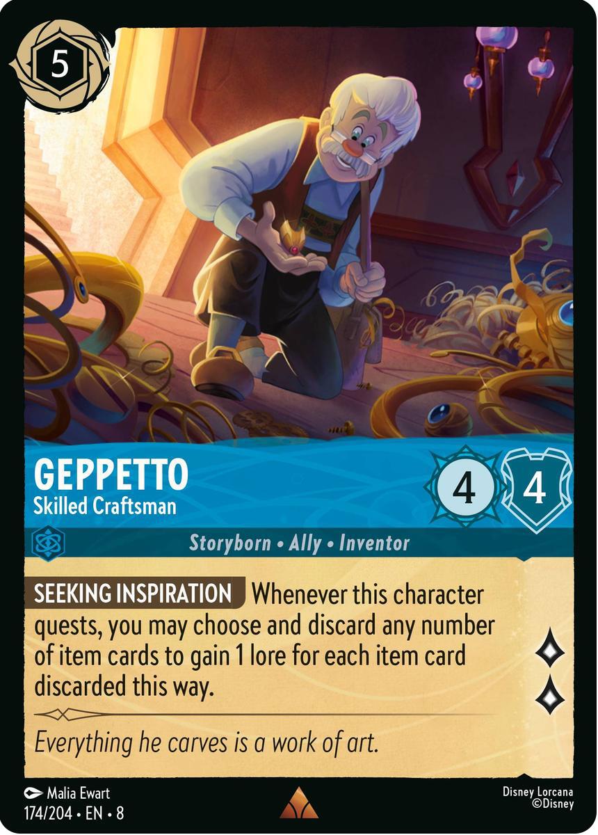 Geppetto – Skilled Craftsman (174/204) [Reign of Jafar] | Devastation Store