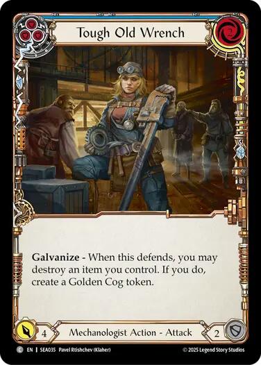 Tough Old Wrench (Blue) [SEA035] (High Seas) | Devastation Store