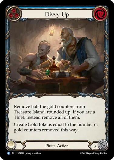 Divvy Up [SEA144] (High Seas)  Rainbow Foil | Devastation Store