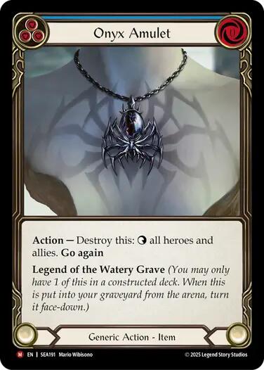 Onyx Amulet [SEA191] (High Seas) | Devastation Store