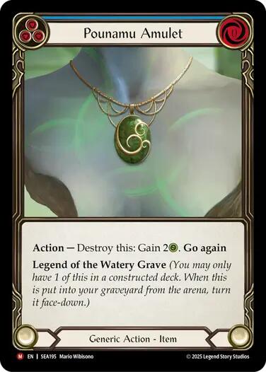 Pounamu Amulet [SEA195] (High Seas) | Devastation Store