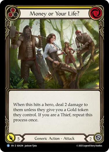 Money or Your Life? (Yellow) [SEA204] (High Seas)  Rainbow Foil | Devastation Store