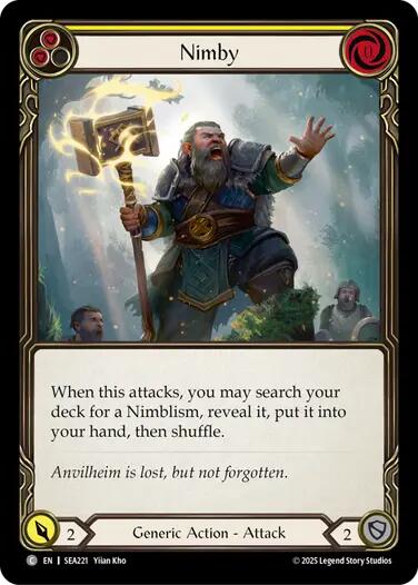 Nimby (Yellow) [SEA221] (High Seas)  Rainbow Foil | Devastation Store