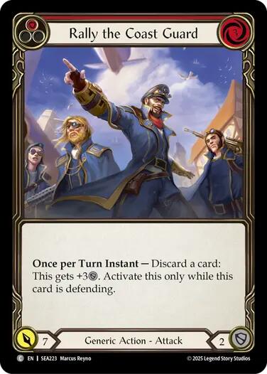 Rally the Coast Guard (Red) [SEA223] (High Seas) | Devastation Store