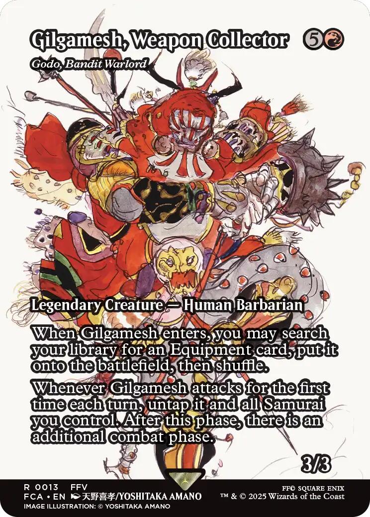 Gilgamesh, Weapon Collector - Godo, Bandit Warlord (Showcase) [FINAL FANTASY : Through the Ages] | Devastation Store