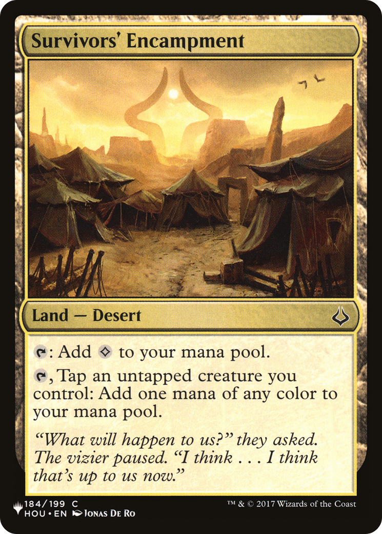 Survivors' Encampment [The List Reprints] | Devastation Store