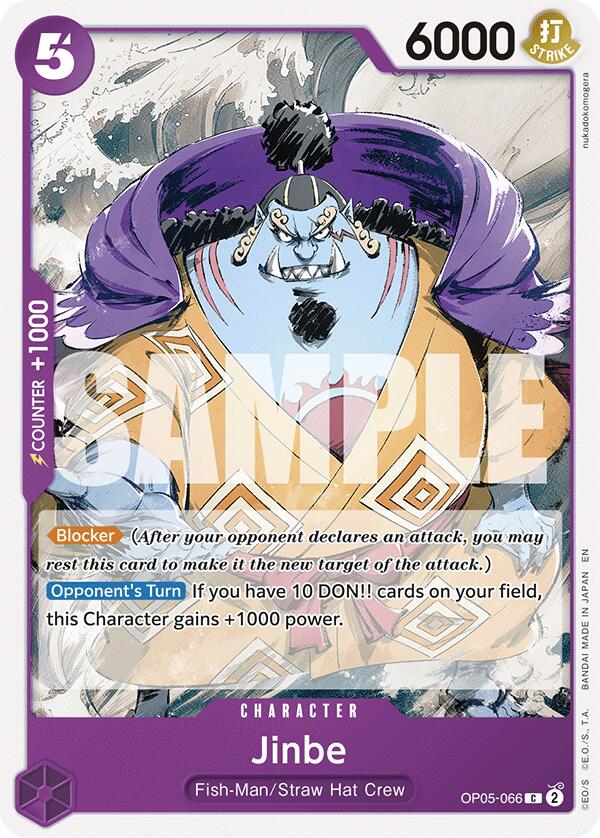 Jinbe (Reprint) [Starter Deck: Purple/Black Monkey.D.Luffy] | Devastation Store