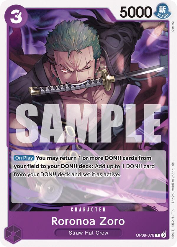 Roronoa Zoro (Reprint) [Starter Deck: Purple/Black Monkey.D.Luffy] | Devastation Store