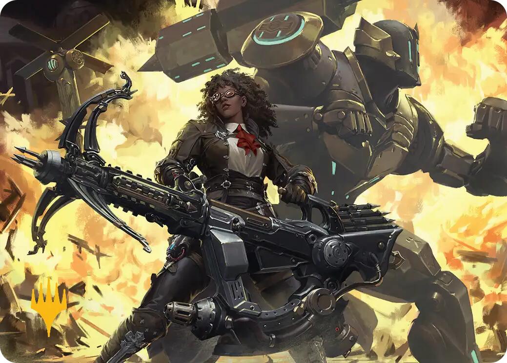 Machinist's Arsenal Art Card (Gold-Stamped Planeswalker Symbol) [FINAL FANTASY Art Series] | Devastation Store