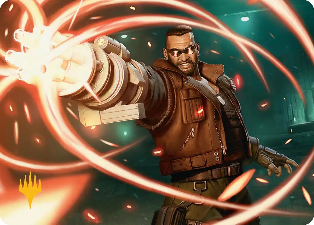 Barret Wallace Art Card (Gold-Stamped Planeswalker Symbol) [FINAL FANTASY Art Series] | Devastation Store